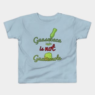 Guasacaca is not Guacamole w/o flag Kids T-Shirt